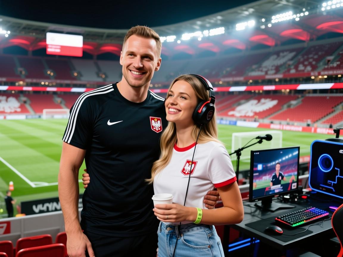 关于享受音乐，享受生活！世体：什琴斯尼和妻子参加波兰著的信息